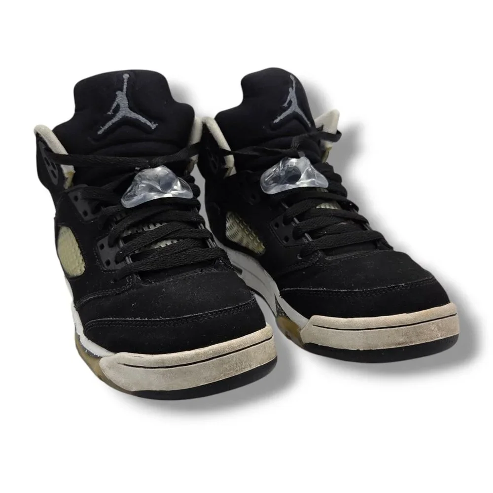 Nike Air Jordan 5‎ Retro GS Youth 6 Oreo Basketball Sneaker 440888-035 - Picture 2 of 9